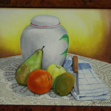 013-Búcaro y fruta